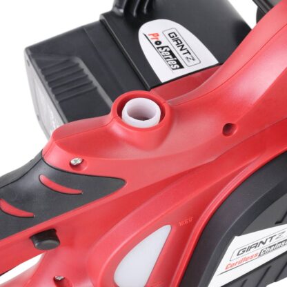 Giantz 20V Cordless Chainsaw – Black and Red