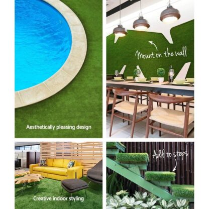 Primeturf Synthetic Artificial Grass Fake Turf 2Mx5M Plastic Olive Lawn 10mm