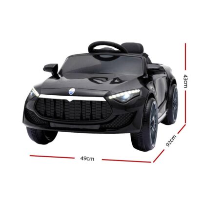Rigo Maserati Kids Ride On Car – Black