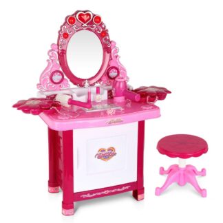 Keezi 30 Piece Kids Dressing Table Set – Pink