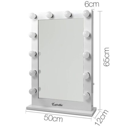 Embellir Make Up Mirror with LED Lights – White