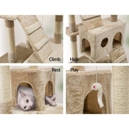 i.Pet Cat Tree 180cm Trees Scratching Post Scratcher Tower Condo House Furniture Wood Beige https://clickshop.com.au/product/i-pet-cat-tree-180cm-trees-scratching-post-scratcher-tower-condo-house-furniture-wood-beige/