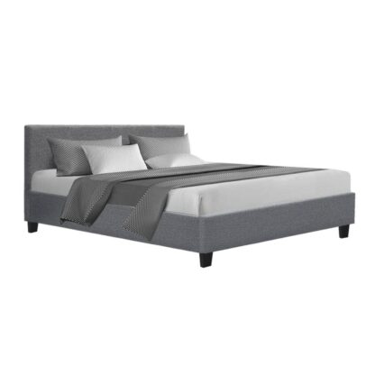 Artiss Neo Bed Frame Fabric – Grey Queen https://clickshop.com.au/product/artiss-neo-bed-frame-fabric-grey-queen/
