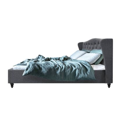 Artiss Pier Bed Frame Fabric – Grey Queen https://clickshop.com.au/product/artiss-pier-bed-frame-fabric-grey-queen/
