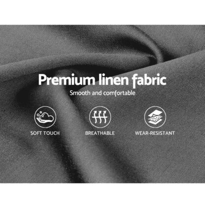 Artiss Pier Bed Frame Fabric – Grey Queen https://clickshop.com.au/product/artiss-pier-bed-frame-fabric-grey-queen/