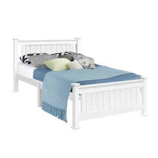King Single Wooden Bed Frame – White https://clickshop.com.au/product/king-single-wooden-bed-frame-white/