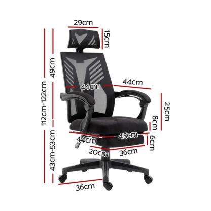 Artiss Gaming Office Chair Computer Desk Chair Home Work Recliner Black https://clickshop.com.au/product/artiss-gaming-office-chair-computer-desk-chair-home-work-recliner-black/