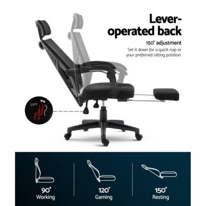 Artiss Gaming Office Chair Computer Desk Chair Home Work Recliner Black https://clickshop.com.au/product/artiss-gaming-office-chair-computer-desk-chair-home-work-recliner-black/