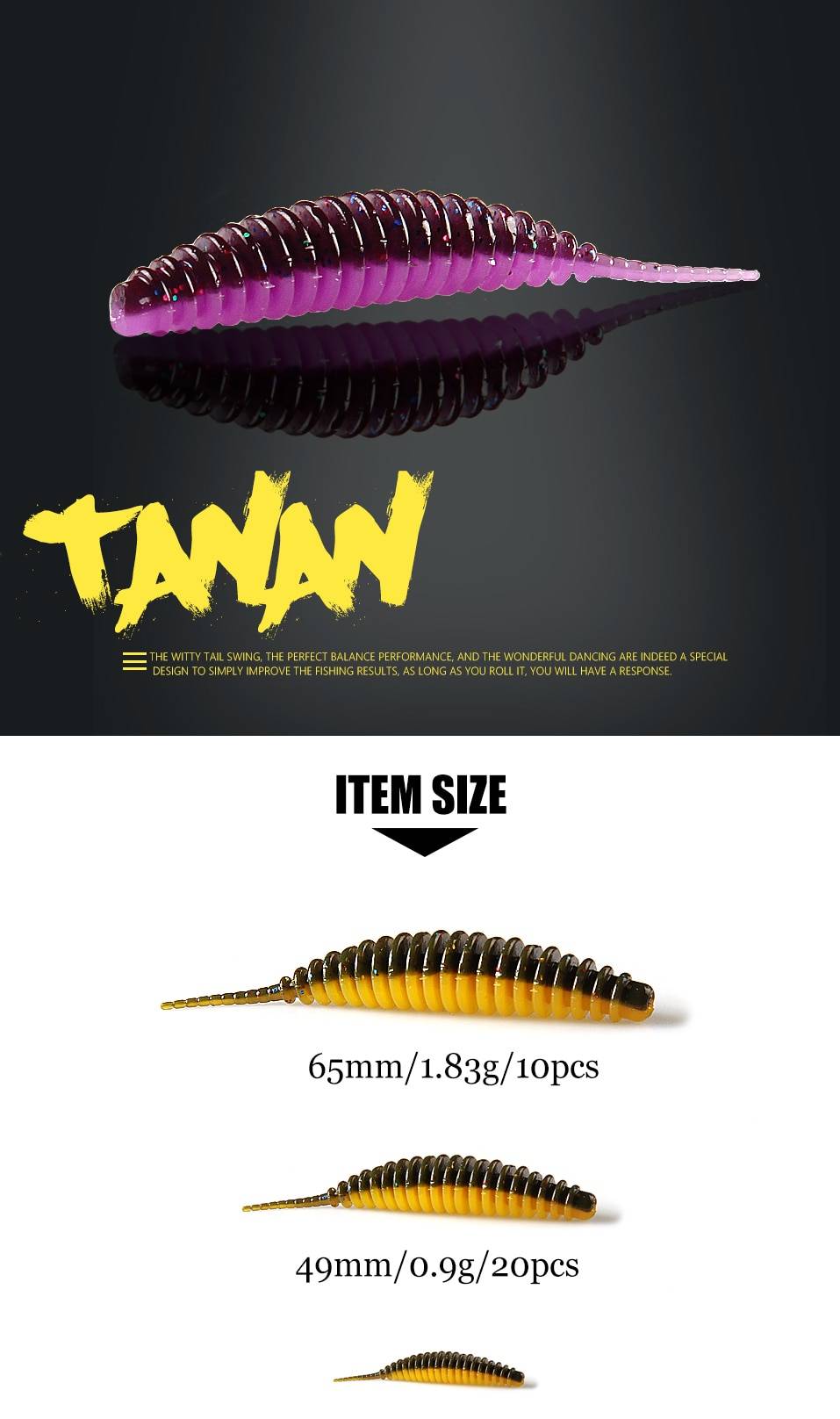 Supercontinent 2020 HOT soft bait TANAN fishing lures Pesca carp fishing bass lure Isca artificial PVA