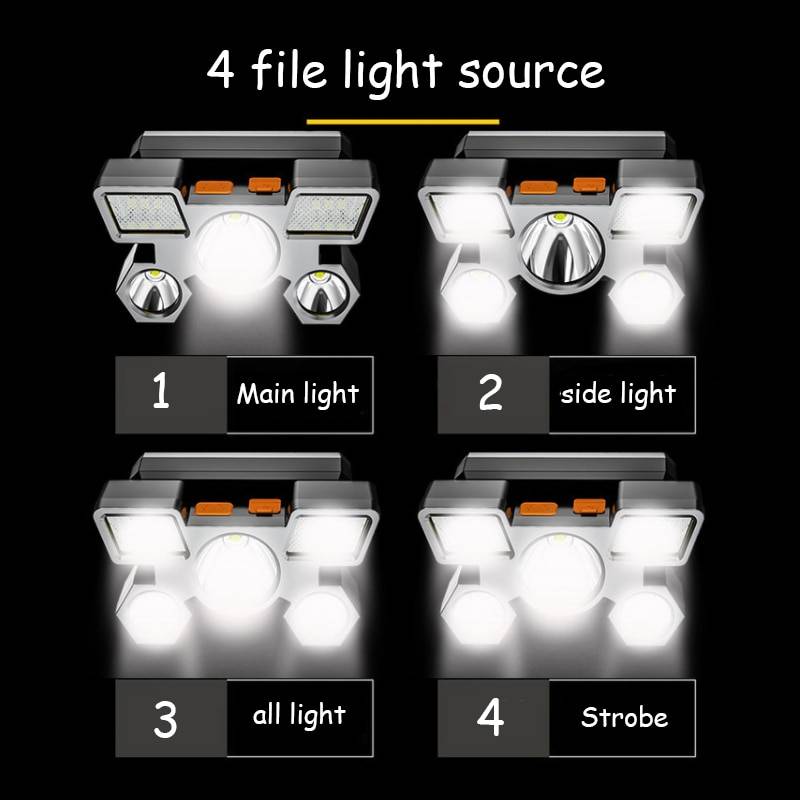5 LED headlight
