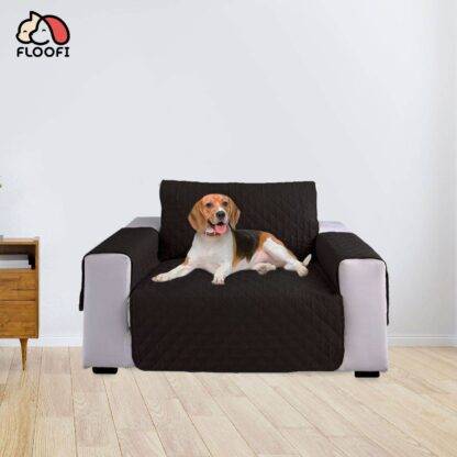 FLOOFI Pet Sofa Cover 1 Seat (Black) FI-PSC-103-SMT