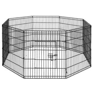 i.Pet 30 8 Panel Dog Playpen Pet Fence Exercise Cage Enclosure Play Pen”